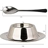 Stainless Steel Egg Cup Holder Set with Spoon for Soft Boiled Egg Holder Tableware Kitchen Tools