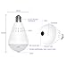 WiFi Bulb Security Camera -1080P Wireless Security Camera Bulb- 2MP Fisheye LED Light 360° Panoramic for Remote Light Cameras, Motion Detection for iPhone/Android/Windows