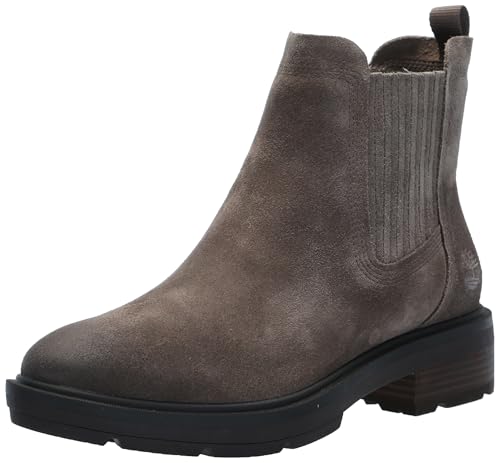Timberland Women’s Brimfield Mid Fashion Boot, Medium Brown Suede, 7