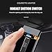 Cigarette Case Box with Electric Lighter, AUOKER 20PCS Metal USB Separable Rechargeable for Whole Package Cigarettes, Flameless Windproof with USB Cable