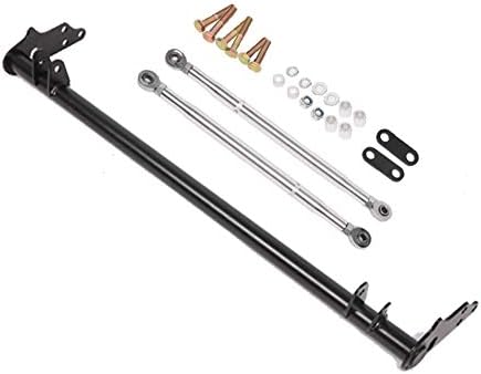 MOOSUN Front Suspension Traction Control Lower Tie Bar Kit for 1988-1991 Honda Civic EF CRX