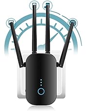 [2022 Upgraded] WiFi Extender WiFi Booster for Home WiFi Range Extender 1200Mbps, Covers Up to 8000 Sq.ft & 35 Devices, Dual Band 2.4G 5G WiFi Repeater Internet Booster WiFi WPS LED Signal Indicators