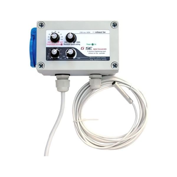 GSE Unterdruck Temperaturregler 2x5A - Klimamanagement Für Gewächshäuser