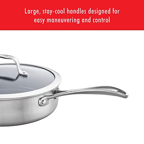 ZWILLING Spirit 3ply 10pc Stainless Steel Ceramic Nonstick Pots and
