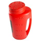 Handheld Spreader, Salt and Seed Spreader, Also for Fertilizer, Deicing/Ice Melt By Stalwart (Multipurpose Tool for Lawn Garden and Yard) (Red)