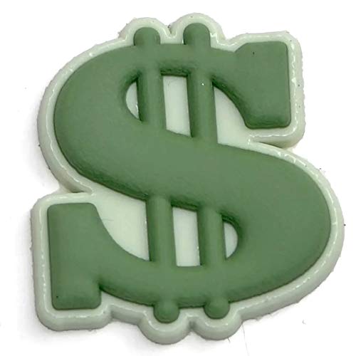 money sign croc charm