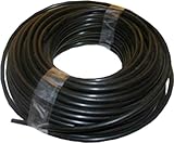 Drip Irrigation Feeder Branch Poly Rigid Line Tubing, Use with 1/4-Inch Drippers, Emitter and Misters, 50-Foot Length