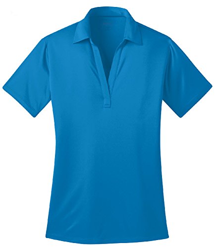 Joe's USA(tm) Silk Touch Golf Polo Shirt, L-BrilliantBlue