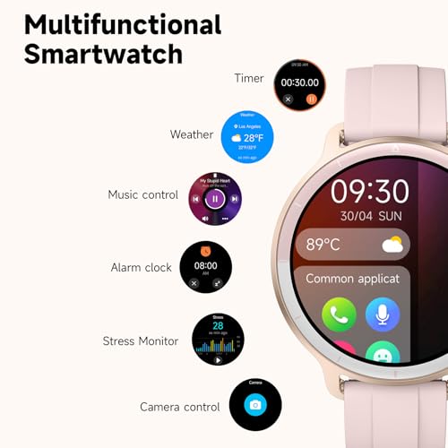Smart Watch for Men Women, Bluetooth Calling, 1.27" HD Touchscreen Fitness Tracker, 100+ Sports Modes, AI Built-in, Heart Rate/Sleep/Step/SpO2 Monitor, IP68 Waterproof, Smartwatch for Android iPhone