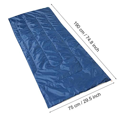 Estink- Sleeping Bag for Adults,Blue 74.8x29.5x2inch Lightweight Waterproof Portable Cool Weather for Outside Activity w/Carry Storage Bag