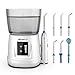 Webetop Oral Irrigator Dental Water Flosser 1000ml Capacity with Massage Function Touch Start Pressure Memeory and 6 Nozzles for Teeth Cleaning