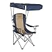 Kamp-Rite Chair with Shade Canopy, Blue/Tan, One Size (CC463)