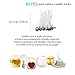 GOHI Candle Making Kit Supplies, DIY Candle Craft Tools Sets - Included 1pcs Candle Making Pot, 60pcs Natural Candle Wicks, 60pcs Candle Wick Stickers, 2pcs Candle Wicks Holder and 1pcs Candle Tins