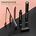 MOSTORY Black Lash Mascara - Silk Fiber Volume Waterproof Natural Extension Mascara Thickening Lengthening Voluminous Sweatproof Long Lasting Hypoallergenic Eyelash (0.28 oz)
