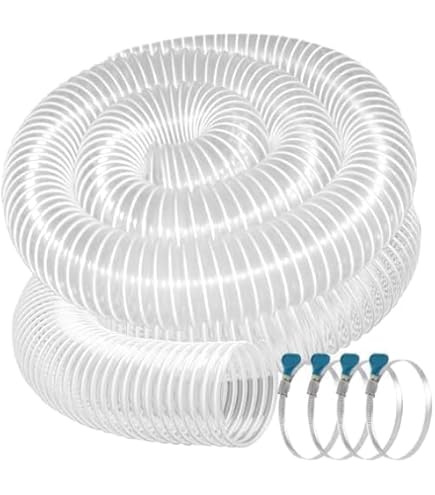 Geetery Clear PC Pipe Long Polycarbonate Round Rigid Plastic Tubing Unbreakable Plastic Tube Clear Tube For Dust Collection Hose Fittings(6 X 36 Inch - View #10