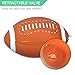 Novelty Place 12Pcs Giant Inflatable Football for Kids, 16 Inches Blow Up Footballs Toys Sport Balls, Summer Pool Beach Balls, Football Party Decoration