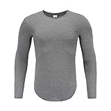 refulgence Mens Casual Long Sleeve Crew Neck