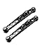 BLACKHORSE-RACING Rear Lower Control Arm Subframe Rear Lower Tie Bar Subframe Brace Arm, Lower Control Arms Suspensio Kit Fit for 1992-1995 Honda Civic Acura Integra EG