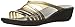Crocs Women's Isabella Mini Wedge Sandal, Black/Smoke, 9 M US