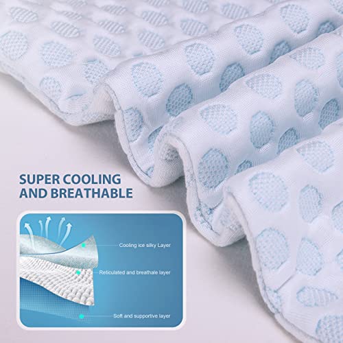 ELIBABA Cooling Side Sleeper Pillows for Neck and Shoulder Pain Relief Sleeping Adjustable