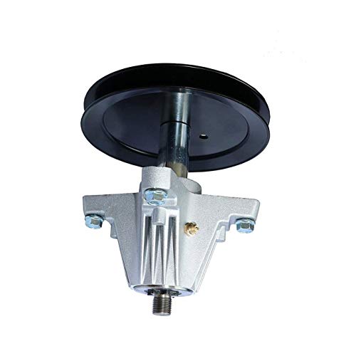 q&p 918-04865 46inch Deck Spindle Assembly Replaces Cub Cadet MTD 918-04865A, 618-04636, 918-04636, 618-04636A, 918-04636A with Mounting Bolt,6 Point Star,Pulley Diameter 6-1/2"