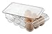 InterDesign Covered Egg Holder - Refrigerator Storage Container, 12 Egg Tray, Short, Clear