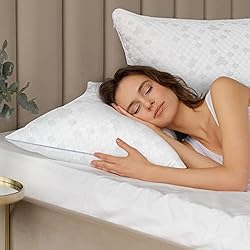 HIMOON Shredded Memory Foam Pillows, Medium Firm