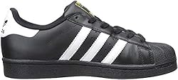 Adidas Superstar Shoes Kids', Black, Size 7K