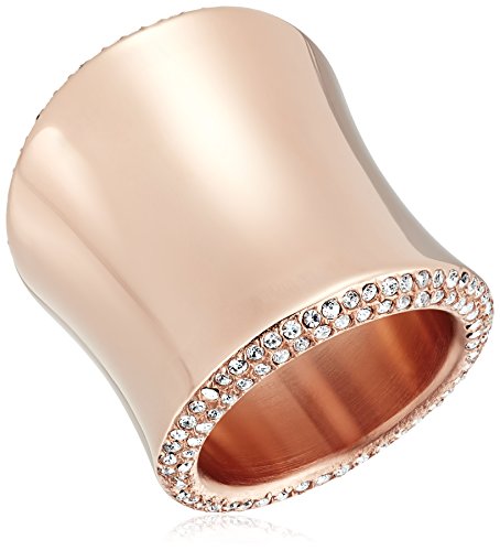 michael kors pave rose gold ring