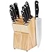 AmazonBasics Premium 9-Piece Knife Block Set