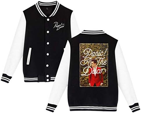 AOYQONMVP Panic at The Disco Mens Womens Baseball Jacket Sweater Sport Coat