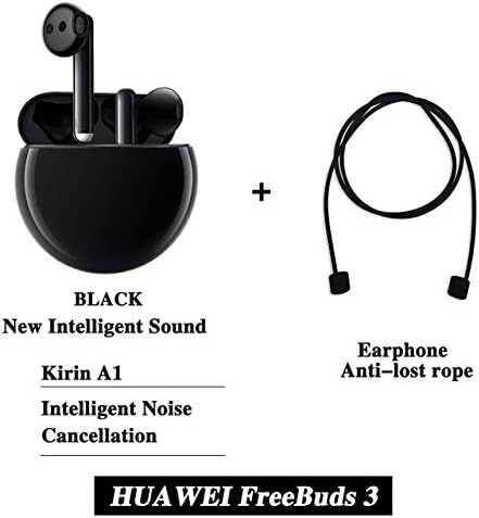Bluetooth Headphones Bluetooth Earphone Kirin A1 Bone Sensor Tap Control Quick Wireless Charging Freebuds3 Black Rope