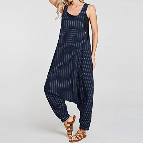 3 Sleeveless+Jumpsuit+Rompers+Striped+Playsuit