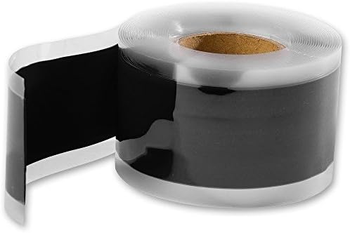 TAPE, SELF FUSING, Tip Top Tapes self bonding electrical tape, rectangular size 1" by 10' (Black)
