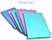 6 PACK Book Cover Sox Stretchable Durable Reusable Universal Size Fit for School or Textbook Hardback Books. Colour Book Covers