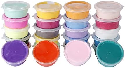 24 Colors Clay DIY Creative Street Model Slime, DIY Colored Clay,Soft Molded Oven Baking Clay Pack of 1