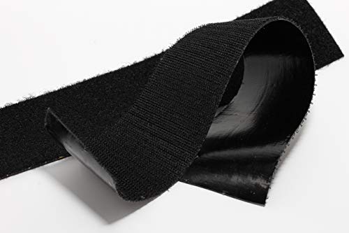 2" Stronghold Hook and Loop Adhesive Backing Fastener Tape - 5 Yards Set