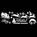 Merry Christmas Window Decorations Decals Stickers Xmas Decor