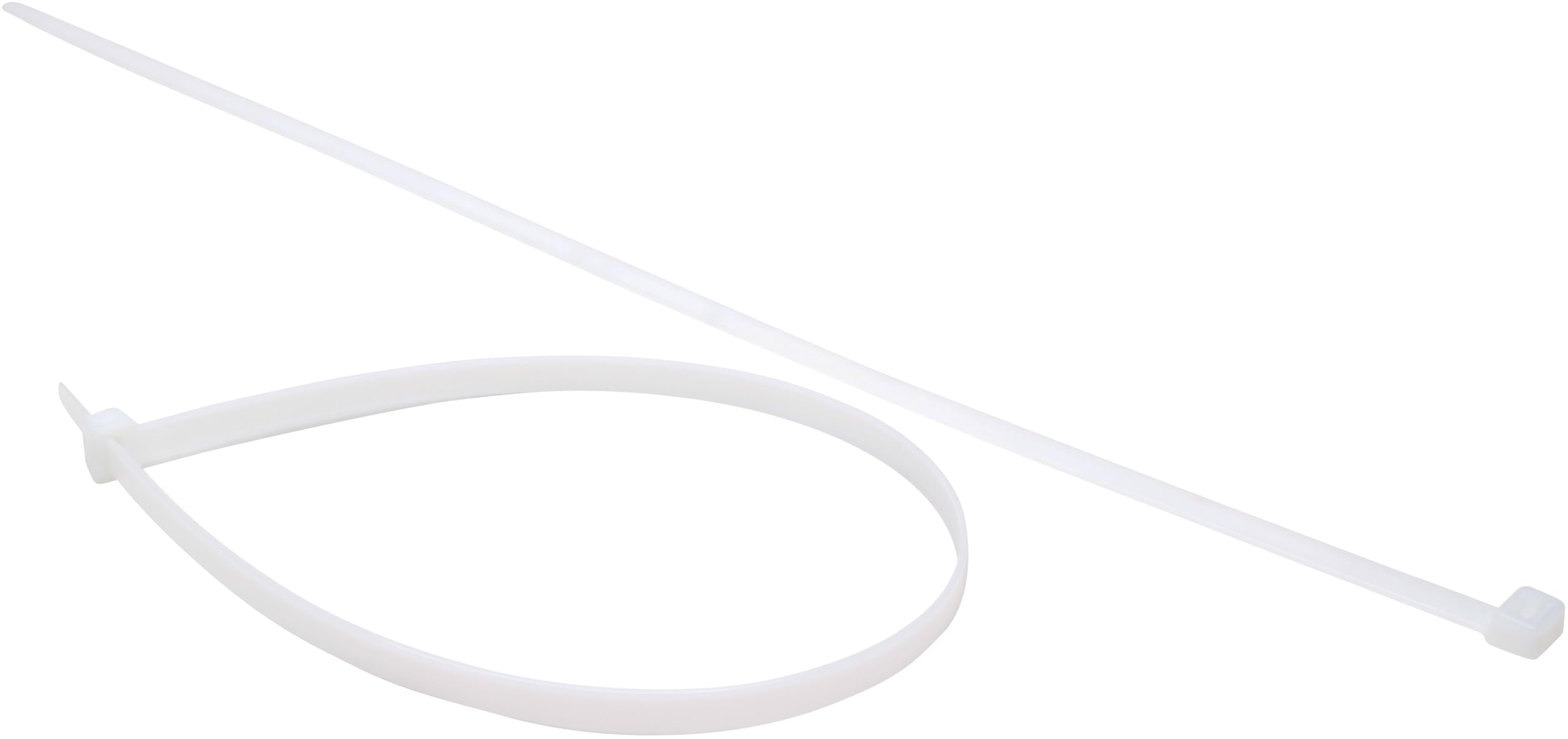 Kopp 356817034 Cable Ties 12 x 650 mm Nylon Polyamide 6.6 White Weather-Resistant Pack of 50