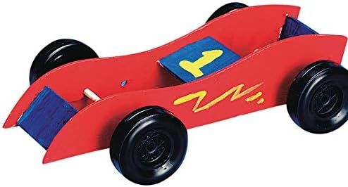 Rubber Band Race Cars Craft Kit