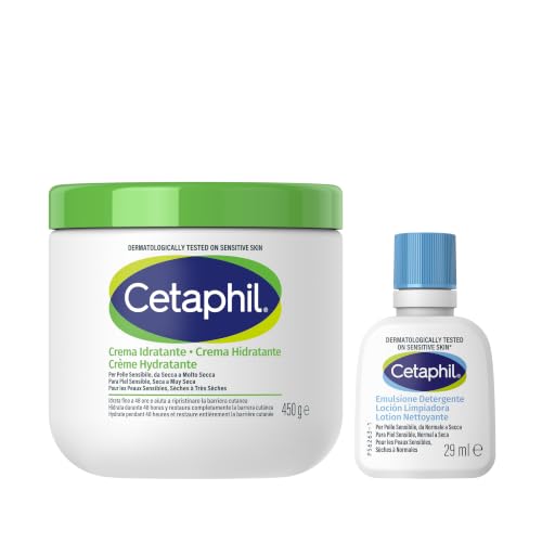 Rutina Cuidado Piel Sensible Set: Crema Hidratante 453g + Loción Limpiadora Mini 29ml
