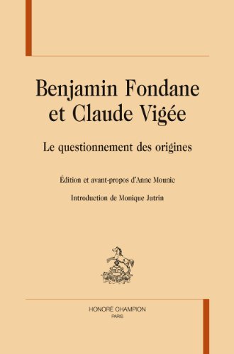 Benjamin Fondane et Claude Vigée