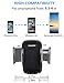 Air Vent Car Phone Mount, EXSHOW Universal Smartphone Holder with One-Hand-Operation for 3.5-6.5 inches Cell Phones, Black