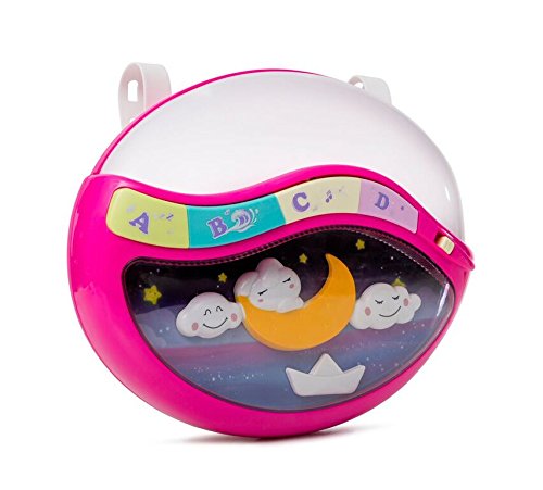Play Baby Toys Magic Sleep Through The Night Soother Baby Crib Clip In Night Lamp With Multiple Melodies To Put Your Baby To Sleep, In Pink