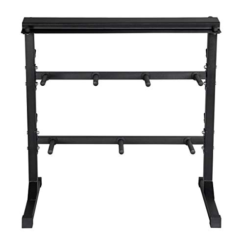 Yaheetech-Hantelablage-Hantelstaender-Scheibenstaender-max-Belastbarkeit-300-kg-fuer-Langhanteln-und-Gewichtsscheiben-rutschfest