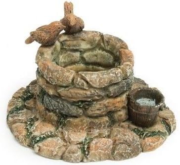 Favorite-trade Cobblestone Wishing Well Miniature Dollhouse Fairy Garden