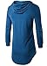 pujingge Men's Hipster Hip Hop Hoodie Tshirt Long Drop Tail Long Sleeve Shirt