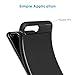 JETech Case for iPhone 8 Plus and iPhone 7 Plus, Protective Cover with Shock-Absorption and Carbon Fiber Design, Black