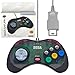 Retro-Bit Official Sega Saturn Controller Pad for Sega Saturn - Original Port - Slate Grey primary