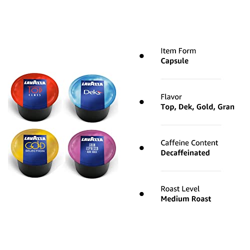 Lavazza Blue Capsules Coffee Pods, Best Value Variety Pack Top Class